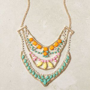 Anthropologie "Sugar Coated" Statement Necklace